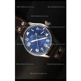 IWC Big Pilot - Functional Power Reserve Blue Dial 1:1 Mirror Replica Watch