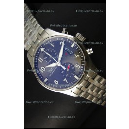 IWC IW387802 Pilot Chronograph 1:1 Mirror Replica with Steel Bracelet