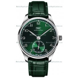 IWC Portugieser Automatic 40 IW358310 Green Dial in Stainless Steel 1:1 Mirror Replica Watch 
