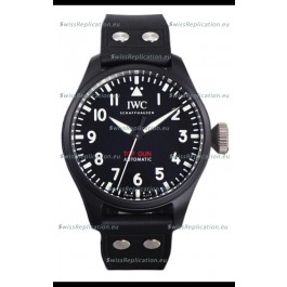 IWC Big Pilot's IW326906 Top Gun Edition 43MM Leather Strap Ceramic Swiss Replica