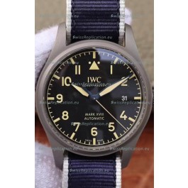 IWC Pilot's MARK XVIII Heritage 1:1 Swiss Watch Titanium Casing NATO STRAP