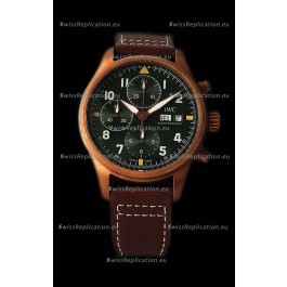 IWC Pilot's Chronograph Spitfire Broze Case - 1:1 Mirror Replica