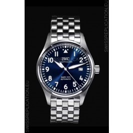 IWC MARK XVIII Le Petit Prince Edition in 904L Steel Blue Dial 40MM - 1:1 Mirror Replica