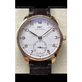 IWC Portugieser Super Clone Automatic 41 IW358306 White Dial Rose Gold Casing