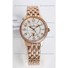 Jaeger-LeCoultre Rendez-Vous Steel Night & Day 1:1 Mirror Rose Gold Watch