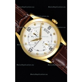 Jaeger LeCoultre Master Control Yellow Gold Swiss Replica Watch 