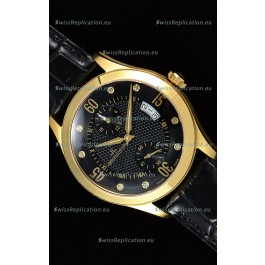 Jaeger LeCoultre Master Control Yellow Gold Swiss Replica Watch 