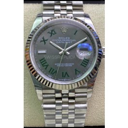 Rolex Datejust Wimbledon Cal.3235 Movement Swiss Watch - Ultimate 904L Steel 36MM