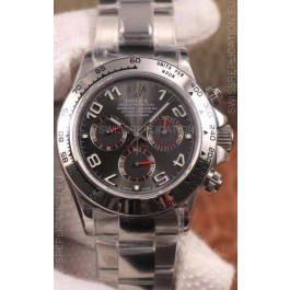 Rolex Cosmograph Daytona 116509 Dark Grey Dial Cal.4130 Movement - 904L Steel Watch