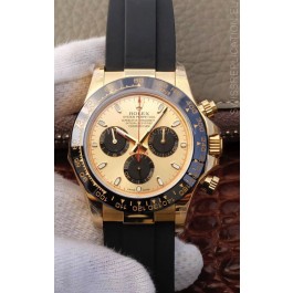 Rolex Cosmograph Daytona 116508 Yellow Gold Original Cal.4130 Movement - 904L Steel Watch