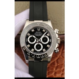 Rolex Cosmograph Daytona 116509 Black Dial Cal.4130 Movement - 904L Steel Watch