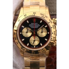 Rolex Cosmograph Daytona 116508 Yellow Gold Original Cal.4130 Movement - 904L Steel Watch