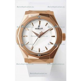 Hublot Classic Fusion Orlinski King Gold 40MM Edition White Dial Swiss Replica Watch
