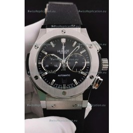 Hublot Classic Fusion Chronograph Stainless Steel Casing Black Dial 1:1 Mirror Replica Watch 