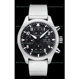IWC Pilot's Chronograph Top Gun Ceramic IW389105 1:1 Mirror Replica in Black Dial 