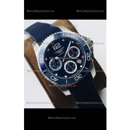 Longines HydroConquest Automatic Chronograph 1:1 Swiss Replica Blue Dial Watch 