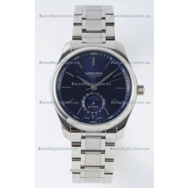 Longines Master Collection Automatic Moonphase Blue Dial Swiss Replica Watch Steel Strap