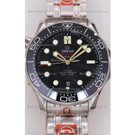 Omega Seamaster James Bond Black Swiss 904L Steel 1:1 Mirror Replica Watch