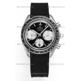 Omega Speedmaster Racing 904L Steel Chronograph 1:1 Mirror Replica in Black Dial