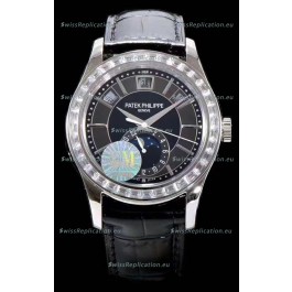 Patek Philippe 5205-001 Complications MoonPhase Dark Grey Dial 1:1 Mirror Swiss Replica Watch