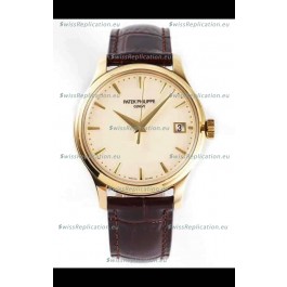 Patek Philippe #Ref 5227J in White Dial 1:1 904L Yellow Gold Casing 904L Steel Swiss Watch 