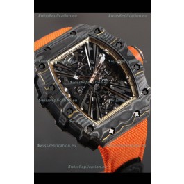 Richard Mille RM12-01 Carbon Fiber Case Genuine Tourbillon Movement 1:1 Mirror Replica Watch