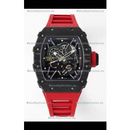 Richard Mille RM35-01 Rafael Nadal Carbon Fiber Casing with Genuine Tourbillon Super Clone Watch 