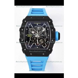 Richard Mille RM35-01 Rafael Nadal Carbon Fiber Casing with Genuine Tourbillon Super Clone Watch 