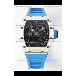 Richard Mille RM35-01 Rafael Nadal Carbon Fiber Casing with Genuine Tourbillon Super Clone Watch 