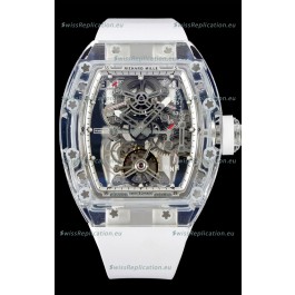 Richard Mille 56-01 Transparent Sapphires Casing with Genuine Swiss Tourbillon Movement Super Clone