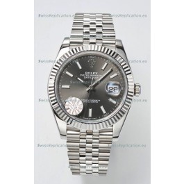 Rolex Datejust Cal.3235 Movement Swiss Watch 1:1 Mirror Replica 904L Steel 41MM - Grey Dial 