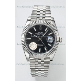 Rolex Datejust Cal.3235 Movement Swiss Watch 1:1 Mirror Replica 904L Steel 41MM - Black Dial 