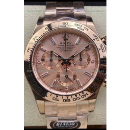 Rolex Cosmograph Daytona M116505 Rose Gold Original Cal.4130 Movement - 904L Steel Watch