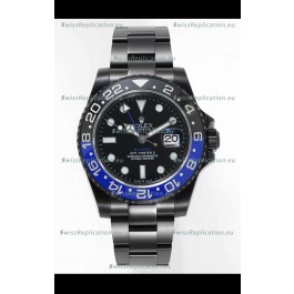 Rolex GMT Masters II REF.126710BLRO Batman BLAKEN Swiss Replica - 904L Steel in DLC Coating
