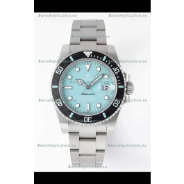 Rolex Submariner DiW Stainless Steel Casing Black Ceramic Bezel Blue Dial Edition Watch 