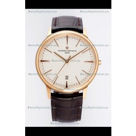 Vacheron Constantin Patrimony Rose Gold 1:1 Mirror Replica Watch 40MM 904L Steel 