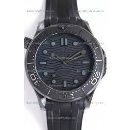 Omega Seamaster 300M "Black Black" Ceramic Case Swiss 1:1 Mirror Replica Watch 