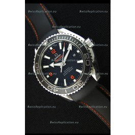 Omega Seamaster Planet Ocean Swiss Black Strap Replica 45MM 1:1 Ultimate Edition Watch 