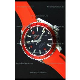 Omega Seamaster Planet Ocean Swiss Orange Strap Replica 45MM 1:1 Ultimate Edition Watch 