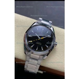 Omega Aqua Terra 150M Black Dial 904L Steel Casing Colored Hand 1:1 Mirror Replica 41MM 