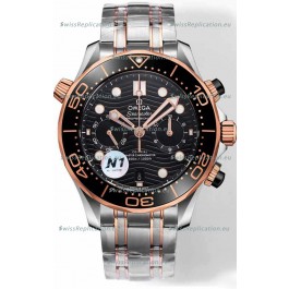 Omega Seamaster Co-Axial Master Chronograph Two Tone Steel Strap 44MM 1:1 Mirror Replica
