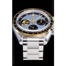 Omega Speedmaster Professional Moonwatch Apollo 11 50th Anniversary Moonshine Gold Swiss Replica Watch