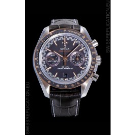 Omega Speedmaster Racing Co-Axial Master Chronograph Swiss Watch in Two Tone Bezel