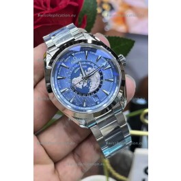 Omega Seamaster Aquaterra 150M Worldtimer Summer Blue 1:1 Mirror Replica Watch