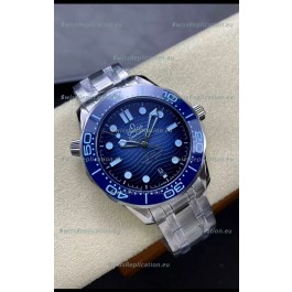 Omega Seamaster 300M Summer Blue Swiss 904L Steel 1:1 Mirror Replica Watch