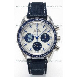 Omega Speedmaster 50th Anniversary Super Clone Snoopy Replica Watch in Nylon Strap 
