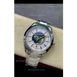Omega Seamaster Aquaterra 150M Worldtimer White Dial 1:1 Mirror Replica Watch