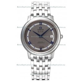Omega De Ville Co-Axial Chronometer 36.8MM Swiss Replica Watch in Dark Grey Dial 