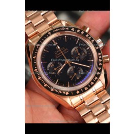 Omega Speedmaster Professional Moonwatch Rose Gold Swiss Replica