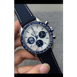 Omega Speedmaster Professional Silver Snoopy 50th Anniversary Limited Edition Swiss Replica Watch